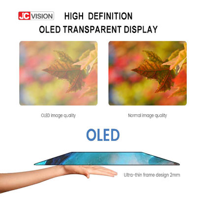 Jcvision 55 Inch Touch Digital Signage Transparent Oled Windows Android-System