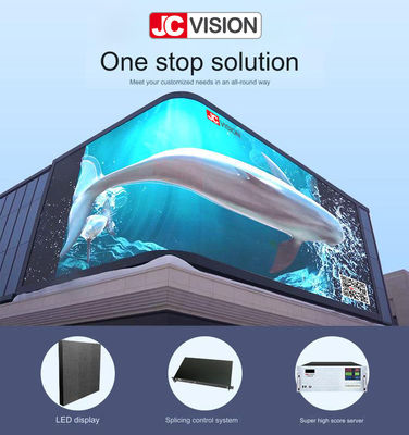 JCVISION angepasste 3D-Aussen-LED-Videowandwerbung für Einkaufszentren